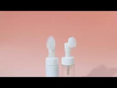 빈 화장품 얼굴 청소 100ml, 150ml, 200ml 투명한 흰색 플라스틱 폼 펌프 병