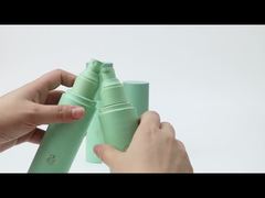 도매 빈 플라스틱 화장품 용기 80ml, 100ml, 120ml, 150ml 플랫 숄더 로션 펌프 용기