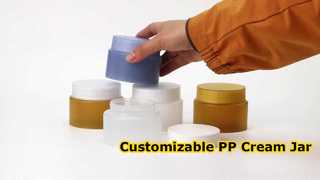 경량 PP 크림 용기 - 스킨카용 식품 등급 PP 재질의 맞춤형 플라스틱 화장품 용기