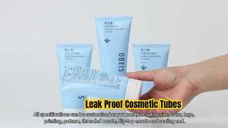 스킨케어 포장용 빈 화장품 튜브