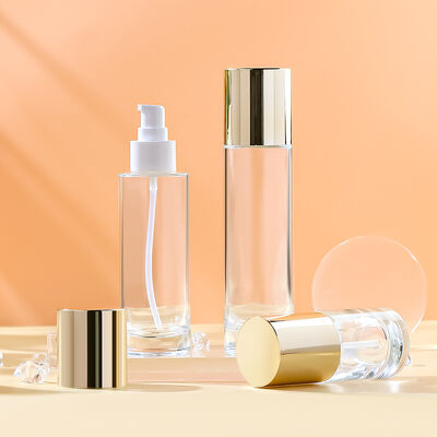 누출 방지성 환경 친화적 유리 로션 병 피부 관리 포장